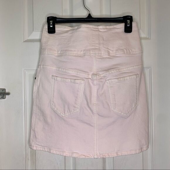 Rebecca Minkoff Callie Pink Denim Skirt Size XS - Picture 6 of 11